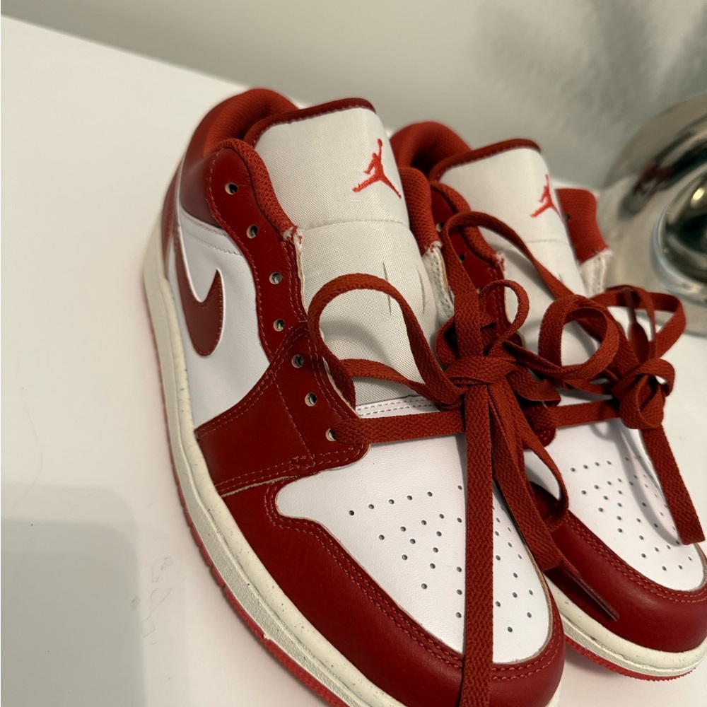 Nike Red and White Women's Sneakers